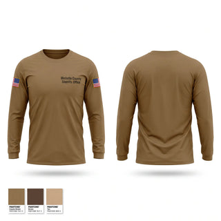 Long Sleeve Performance Shirt, Mellette County Sheriff’s Office, Police, Teamtime, Team time, sublimation, custom sports apparel, team uniforms, spirit wear, spiritwear, sports uniforms, custom shirts, team store, custom team store, fundraiser sports, apparel fundraiser
