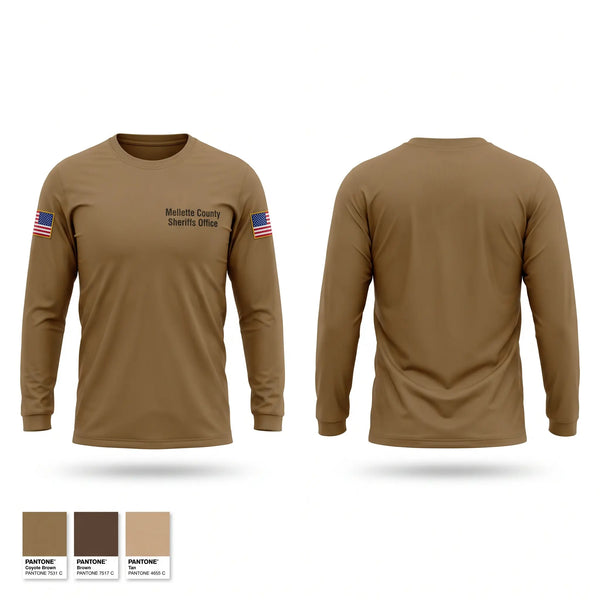 Long Sleeve Performance Shirt, Mellette County Sheriff’s Office, Police, Teamtime, Team time, sublimation, custom sports apparel, team uniforms, spirit wear, spiritwear, sports uniforms, custom shirts, team store, custom team store, fundraiser sports, apparel fundraiser