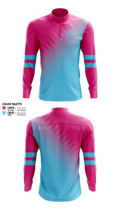Quarter Zip Jacket, KSG East Region, Ice Hockey, Teamtime, Team time, sublimation, custom sports apparel, team uniforms, spirit wear, spiritwear, sports uniforms, custom shirts, team store, custom team store, fundraiser sports, apparel fundraiser