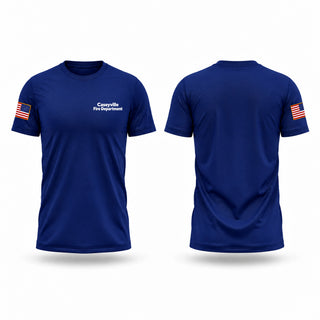 Old School Cotton Feel Shirt, Caseyville Fire Department, Fire Department, Teamtime, Team time, sublimation, custom sports apparel, team uniforms, spirit wear, spiritwear, sports uniforms, custom shirts, team store, custom team store, fundraiser sports, apparel fundraiser