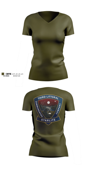 Womens Short Sleeve Vneck Shirt, 3d MLR, Communication Company, Marines, Teamtime, Team time, sublimation, custom sports apparel, team uniforms, spirit wear, spiritwear, sports uniforms, custom shirts, team store, custom team store, fundraiser sports, apparel fundraiser