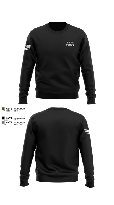 Elsie Fire Department 41046242 Crew Neck Sweatshirt - 100