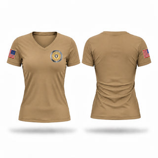 Womens Short Sleeve Vneck Shirt, Coweta County Sheriffs Department, Police, Teamtime, Team time, sublimation, custom sports apparel, team uniforms, spirit wear, spiritwear, sports uniforms, custom shirts, team store, custom team store, fundraiser sports, apparel fundraiser