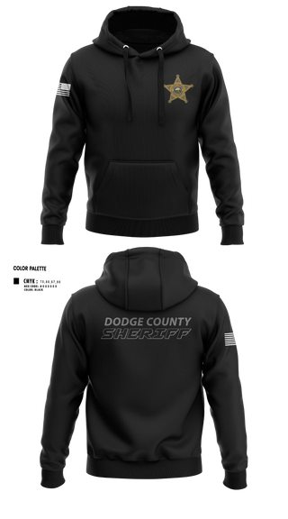 Hoodie, Dodge County Sheriff's Office, Police, Teamtime, Team time, sublimation, custom sports apparel, team uniforms, spirit wear, spiritwear, sports uniforms, custom shirts, team store, custom team store, fundraiser sports, apparel fundraiser
