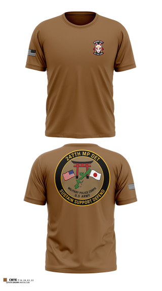 Old School Cotton Feel Shirt, 247TH Military Police Detachment, Army, Teamtime, Team time, sublimation, custom sports apparel, team uniforms, spirit wear, spiritwear, sports uniforms, custom shirts, team store, custom team store, fundraiser sports, apparel fundraiser