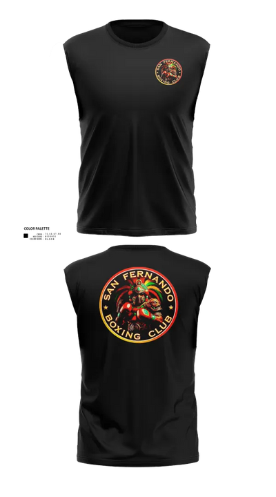 San Fernando Boxing Club 92427997 Sleeveless Performance Shirt - 200