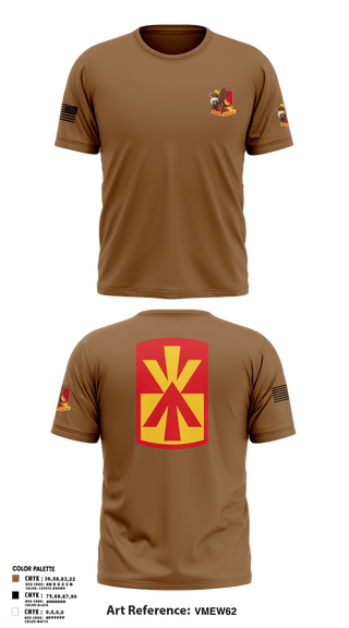 Short Sleeve Performance Shirt, Alpha Battery 5-52 BN, , Teamtime, Team time, sublimation, custom sports apparel, team uniforms, spirit wear, spiritwear, sports uniforms, custom shirts, team store, custom team store, fundraiser sports, apparel fundraiser