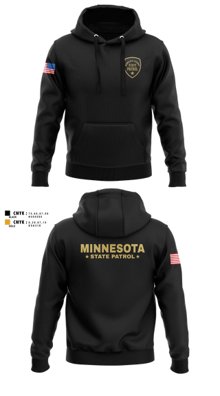 Hoodie, Minnesota State Patrol, Police, Teamtime, Team time, sublimation, custom sports apparel, team uniforms, spirit wear, spiritwear, sports uniforms, custom shirts, team store, custom team store, fundraiser sports, apparel fundraiser