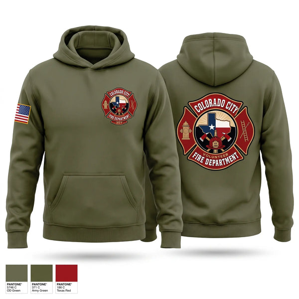 Hoodie, Colorado City Fire Department, Fire Department, Teamtime, Team time, sublimation, custom sports apparel, team uniforms, spirit wear, spiritwear, sports uniforms, custom shirts, team store, custom team store, fundraiser sports, apparel fundraiser