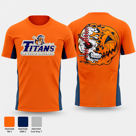 Short Sleeve Performance Shirt, Titans, Baseball, Teamtime, Team time, sublimation, custom sports apparel, team uniforms, spirit wear, spiritwear, sports uniforms, custom shirts, team store, custom team store, fundraiser sports, apparel fundraiser