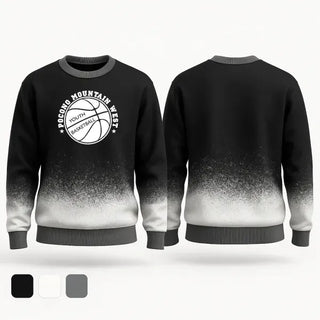 Crew Neck Sweatshirt, Pocono Mountain West Youth Basketball Association, Men's Basketball, Teamtime, Team time, sublimation, custom sports apparel, team uniforms, spirit wear, spiritwear, sports uniforms, custom shirts, team store, custom team store, fundraiser sports, apparel fundraiser