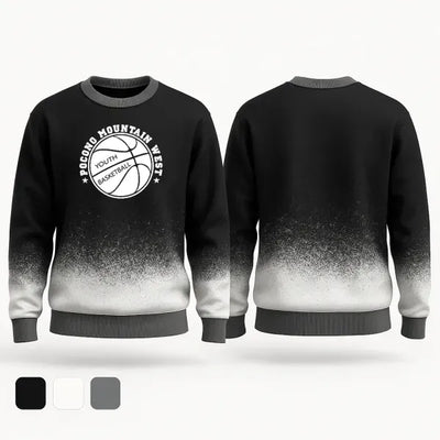 Pocono Mountain West Youth Basketball Association 15543729 Crew Neck Sweatshirt - 21