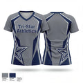 Tri Star Athletics 49384812 Women's Short Sleeve V-neck Shirt - 1