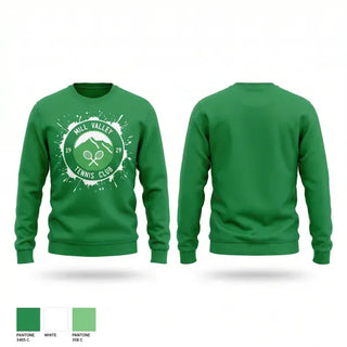 Crew Neck Sweatshirt, Mill Valley Tennis Club, Tennis, Teamtime, Team time, sublimation, custom sports apparel, team uniforms, spirit wear, spiritwear, sports uniforms, custom shirts, team store, custom team store, fundraiser sports, apparel fundraiser