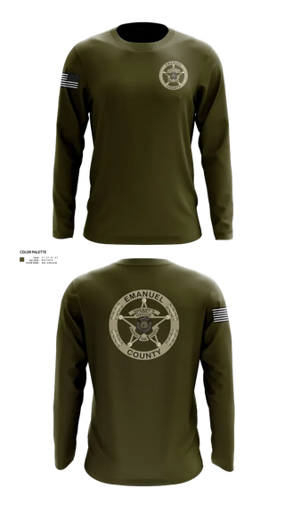 Long Sleeve Performance Shirt, Emanuel County SRT, Police, Teamtime, Team time, sublimation, custom sports apparel, team uniforms, spirit wear, spiritwear, sports uniforms, custom shirts, team store, custom team store, fundraiser sports, apparel fundraiser