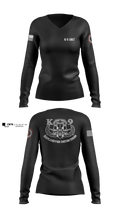 K-9 Unit 24165447 Women's Long Sleeve V-neck Shirt - 3