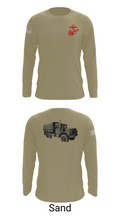 H&S Battalion HQ CO Station Motor T 63932738 Long Sleeve Performance Shirt 86