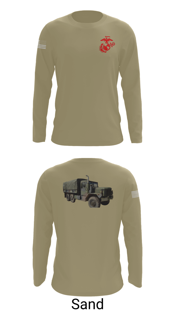 Long Sleeve Performance Shirt, H&S Battalion HQ CO Station Motor T, , Teamtime, Team time, sublimation, custom sports apparel, team uniforms, spirit wear, spiritwear, sports uniforms, custom shirts, team store, custom team store, fundraiser sports, apparel fundraiser
