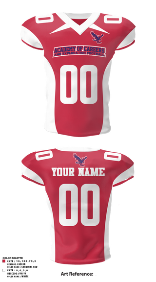 Football Jersey, Academy of Careers and Exploration Football, , Teamtime, Team time, sublimation, custom sports apparel, team uniforms, spirit wear, spiritwear, sports uniforms, custom shirts, team store, custom team store, fundraiser sports, apparel fundraiser
