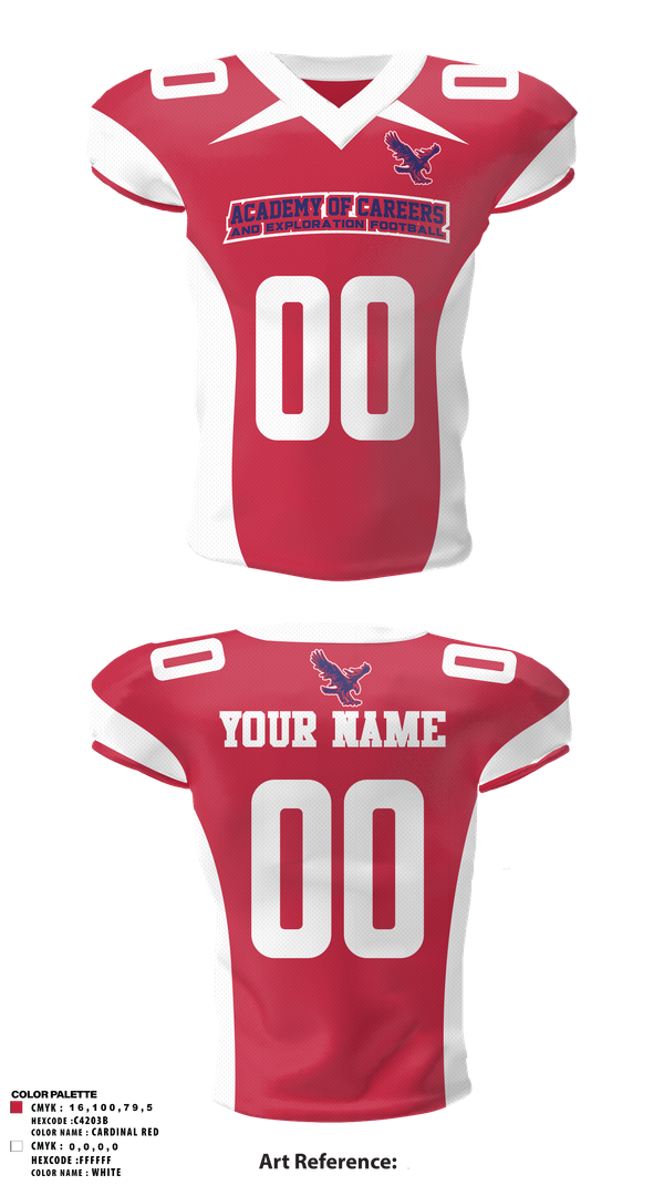 Football Jersey, Academy of Careers and Exploration Football, , Teamtime, Team time, sublimation, custom sports apparel, team uniforms, spirit wear, spiritwear, sports uniforms, custom shirts, team store, custom team store, fundraiser sports, apparel fundraiser