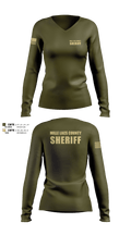 Mille Lacs County Sheriff Women's Long Sleeve V-neck Shirt - 2