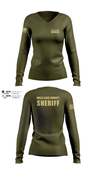 Womens Long Sleeve Vneck Shirt, , Police, Teamtime, Team time, sublimation, custom sports apparel, team uniforms, spirit wear, spiritwear, sports uniforms, custom shirts, team store, custom team store, fundraiser sports, apparel fundraiser