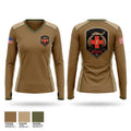 1-171 MEDEVAC Women's Long Sleeve V-neck Shirt - 1