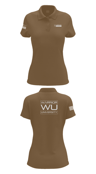 Warrior University Women's Short Sleeve Performance Polo  - 7