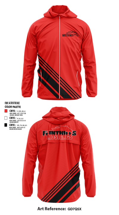 FLINTHILLS MUSTANGS 32615640 Windbreaker - 10