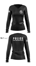 D3 Violent Crimes Reduction Team 16983979 Women's Long Sleeve V-neck Shirt - 2