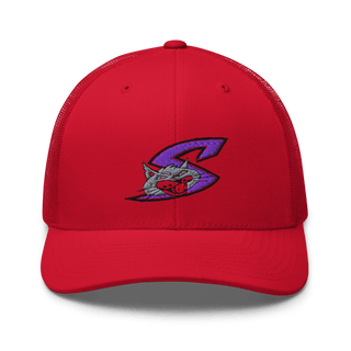 Falcon Middle School Basketball 65038956 Retro Trucker Hat | Yupoong 6606