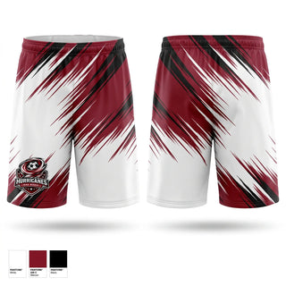 Mens Soccer Shorts, Hurricanes, Men's Soccer, Teamtime, Team time, sublimation, custom sports apparel, team uniforms, spirit wear, spiritwear, sports uniforms, custom shirts, team store, custom team store, fundraiser sports, apparel fundraiser