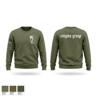 Crew Neck Sweatshirt, Enigma Group, Army, Teamtime, Team time, sublimation, custom sports apparel, team uniforms, spirit wear, spiritwear, sports uniforms, custom shirts, team store, custom team store, fundraiser sports, apparel fundraiser