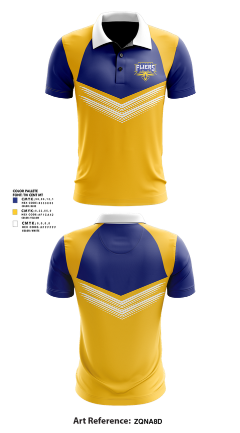 Long Sleeve Performance Polo, Clyde Fliers, Golf, Teamtime, Team time, sublimation, custom sports apparel, team uniforms, spirit wear, spiritwear, sports uniforms, custom shirts, team store, custom team store, fundraiser sports, apparel fundraiser