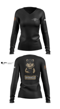 Q-Flight 32051845 Women's Long Sleeve V-neck Shirt - 3