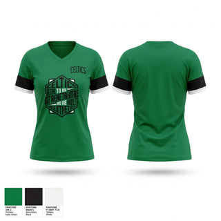 Womens Short Sleeve Vneck Shirt, CELTICS, Men's Basketball, Teamtime, Team time, sublimation, custom sports apparel, team uniforms, spirit wear, spiritwear, sports uniforms, custom shirts, team store, custom team store, fundraiser sports, apparel fundraiser