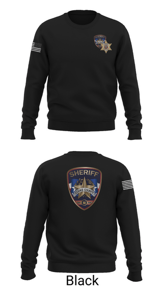 Crew Neck Sweatshirt, Cooke County Sheriff’s Office, Police, Teamtime, Team time, sublimation, custom sports apparel, team uniforms, spirit wear, spiritwear, sports uniforms, custom shirts, team store, custom team store, fundraiser sports, apparel fundraiser