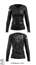Strafford Police 10878768 Women's Long Sleeve V-neck Shirt - 5