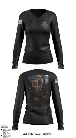 Womens Long Sleeve Vneck Shirt, Strafford Police, Police, Teamtime, Team time, sublimation, custom sports apparel, team uniforms, spirit wear, spiritwear, sports uniforms, custom shirts, team store, custom team store, fundraiser sports, apparel fundraiser