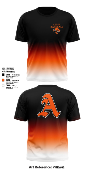 Old School Cotton Shirt, Alma, Baseball, Teamtime, Team time, sublimation, custom sports apparel, team uniforms, spirit wear, spiritwear, sports uniforms, custom shirts, team store, custom team store, fundraiser sports, apparel fundraiser
