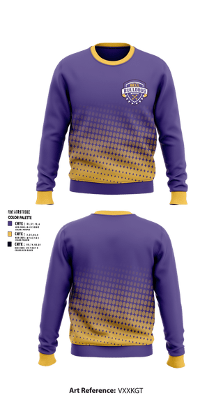 Crew Neck Sweatshirt, Bulldogs, Men's Soccer, Teamtime, Team time, sublimation, custom sports apparel, team uniforms, spirit wear, spiritwear, sports uniforms, custom shirts, team store, custom team store, fundraiser sports, apparel fundraiser