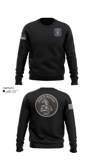 Crew Neck Sweatshirt, River Rouge Police Special Response Team, Police, Teamtime, Team time, sublimation, custom sports apparel, team uniforms, spirit wear, spiritwear, sports uniforms, custom shirts, team store, custom team store, fundraiser sports, apparel fundraiser