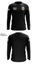 Crockett Police Department 97881074 Long Sleeve Performance Shirt - 2
