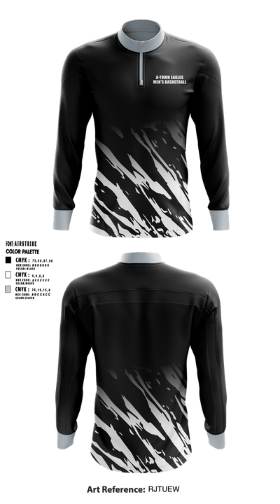 A-Town Eagles 93068509 Quarter Zip Jacket - 1