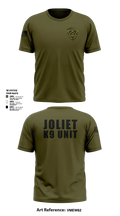 Joliet Police K-9 Unit 79217416 Old School Cotton Feel Shirt - 30