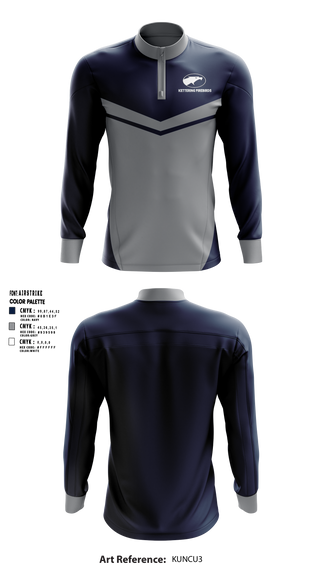 Quarter Zip Jacket, Kettering Firebirds, , Teamtime, Team time, sublimation, custom sports apparel, team uniforms, spirit wear, spiritwear, sports uniforms, custom shirts, team store, custom team store, fundraiser sports, apparel fundraiser
