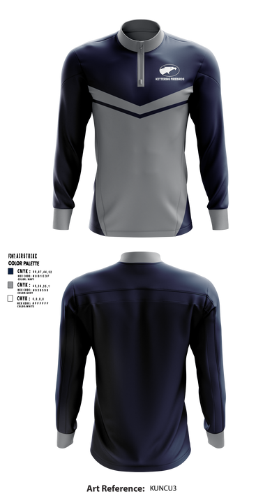 Kettering Firebirds Quarter Zip Jacket - 1