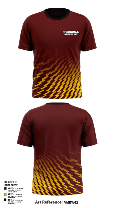 Riverdale Wrestling Club 46170868 Short Sleeve Performance Shirt - 1