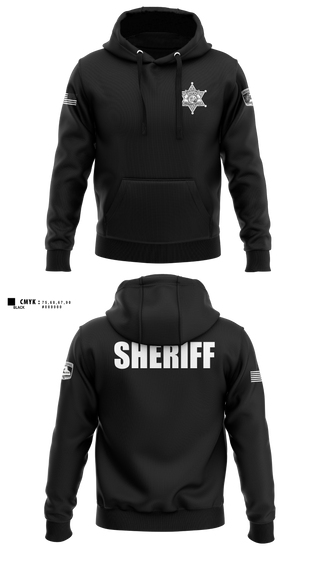 Hoodie, Hertford County Sheriff’s Office, Police, Teamtime, Team time, sublimation, custom sports apparel, team uniforms, spirit wear, spiritwear, sports uniforms, custom shirts, team store, custom team store, fundraiser sports, apparel fundraiser