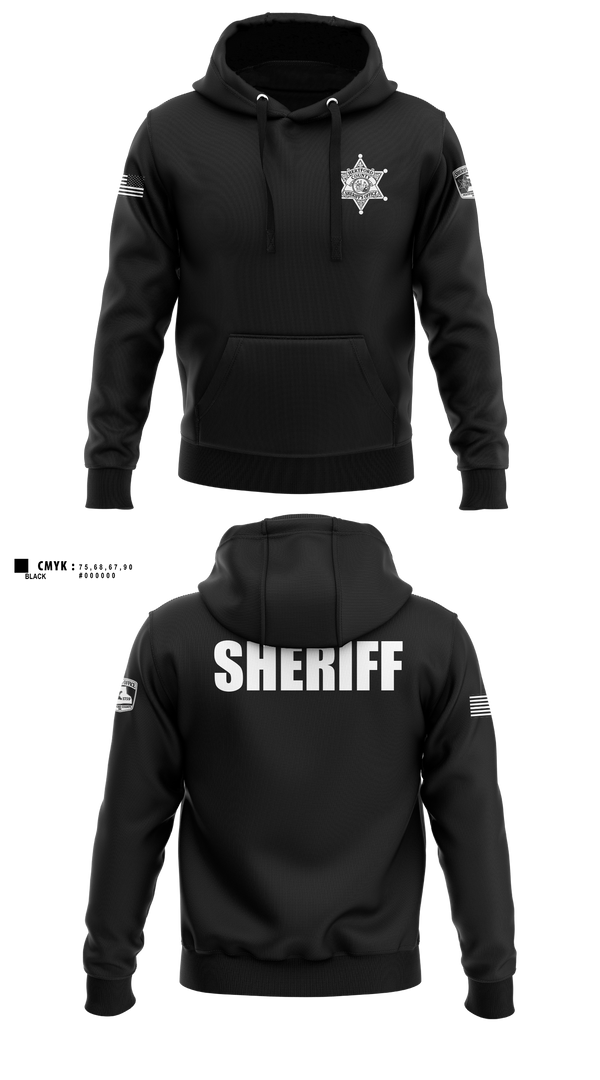 Hoodie, Hertford County Sheriff’s Office, Police, Teamtime, Team time, sublimation, custom sports apparel, team uniforms, spirit wear, spiritwear, sports uniforms, custom shirts, team store, custom team store, fundraiser sports, apparel fundraiser